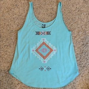 Sky blue tank top